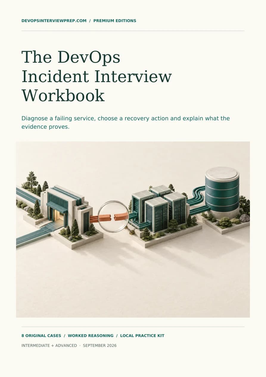 The DevOps Incident Interview Workbook cover